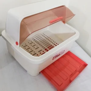 Covered Dish Rack - Orange