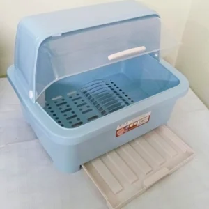 Covered Dish Rack - Sky Blue