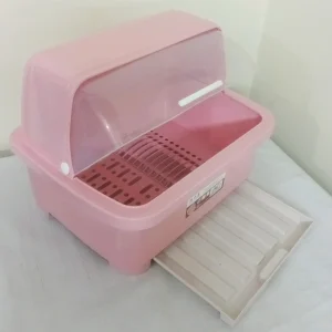 Covered Dish Rack - Pink